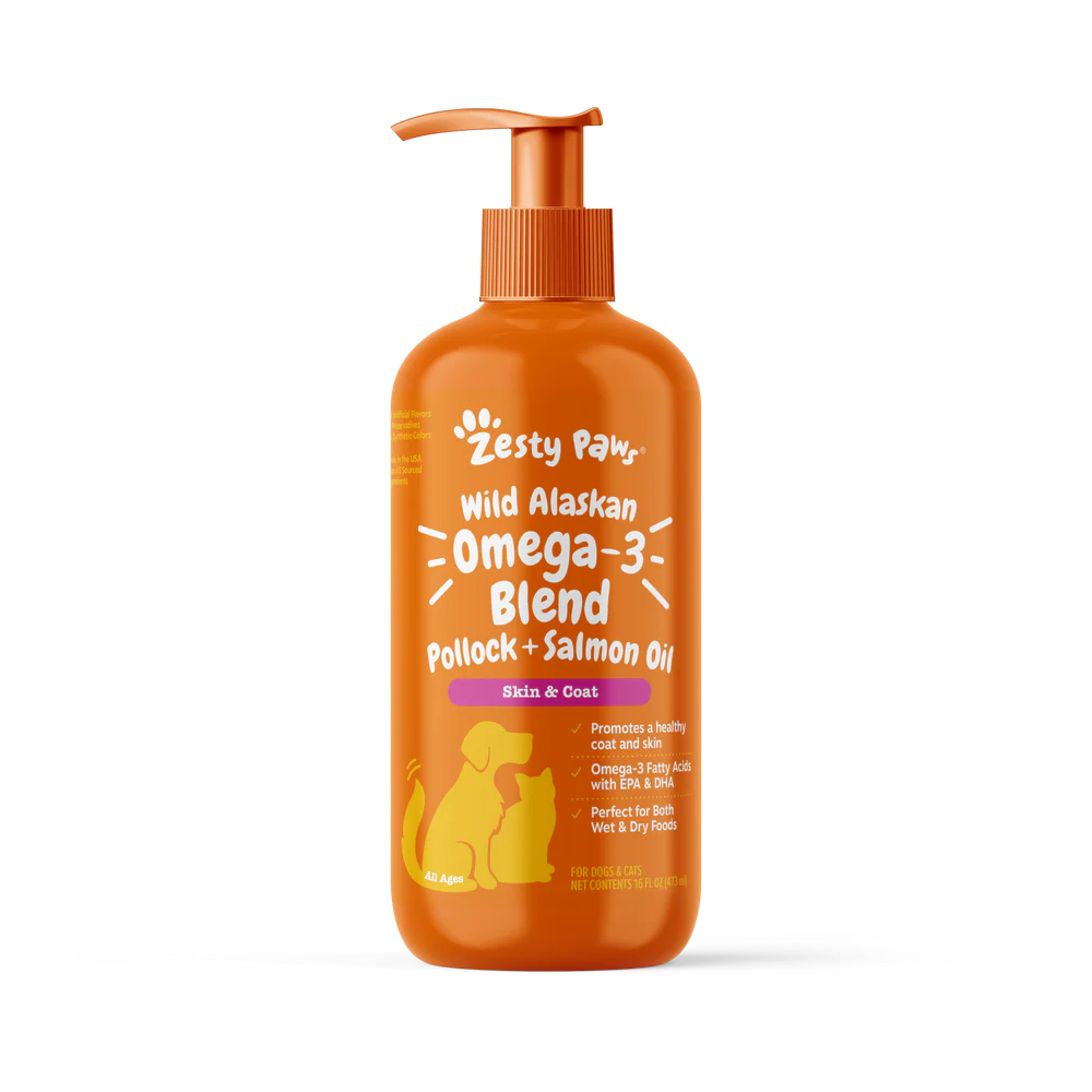 Wild Alaskan Omega-3 Blend Salmon Oil for Dogs & Cats