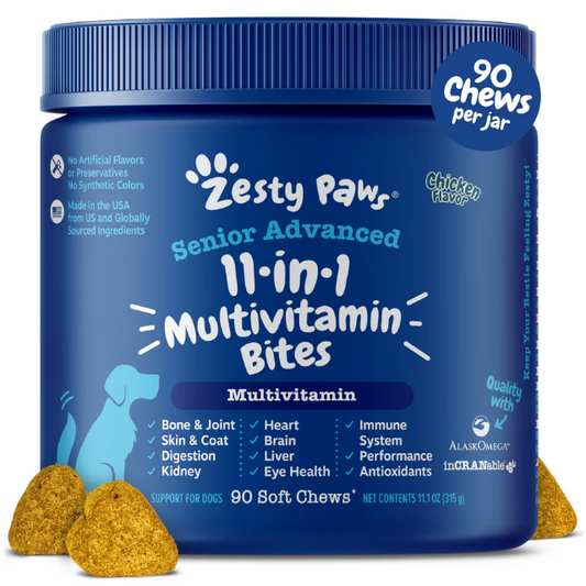 Senior Advanced 11-in-1 Multivitamin Bites for Senior Dogs